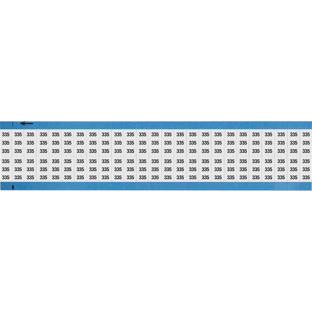 WM-335-SC-PK Wire Marker 0.75in H x 0.36in W, 335