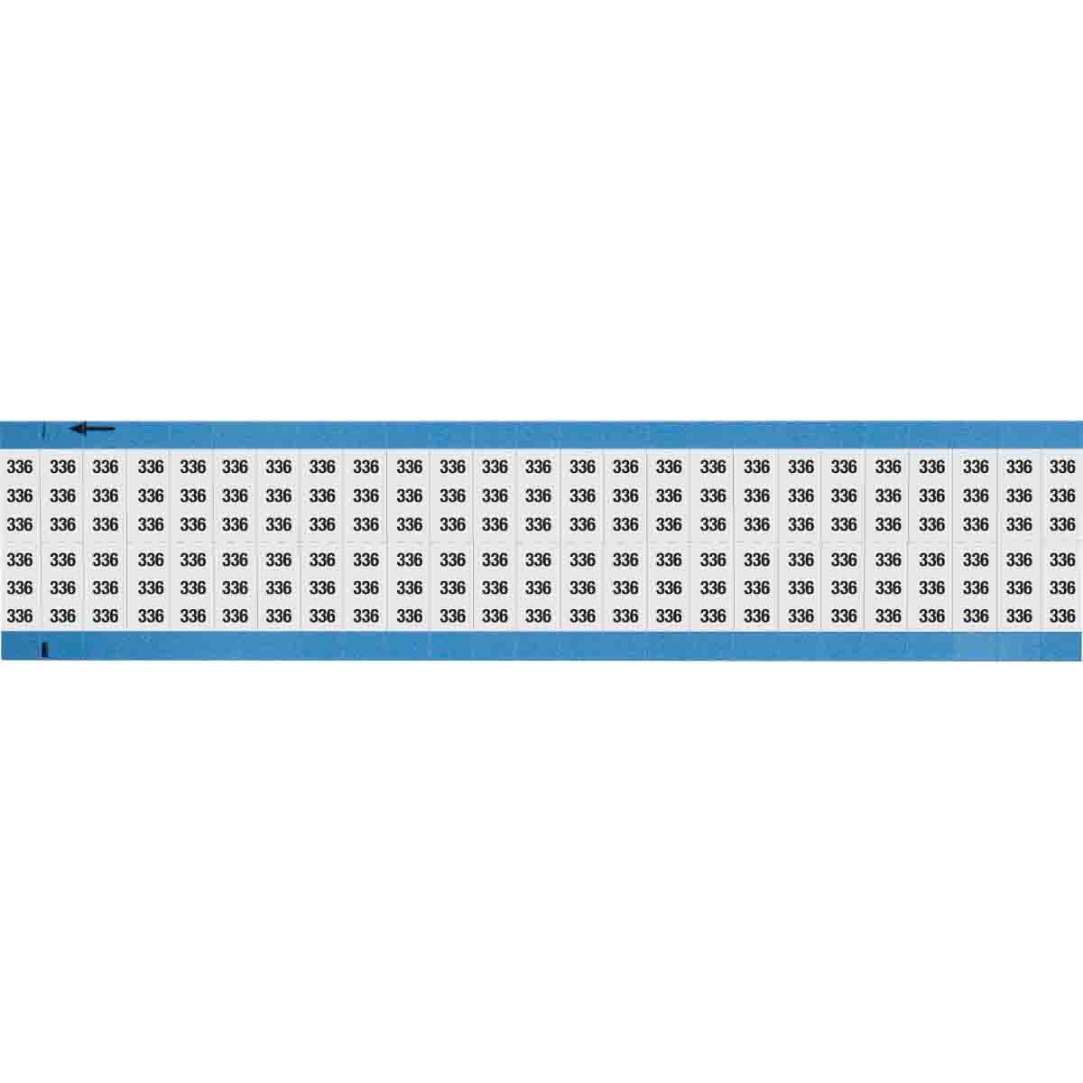WM-336-SC-PK Wire Marker 0.75in H x 0.36in W, 336