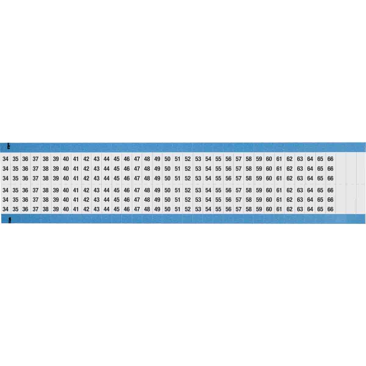 WM-34-66-BK-SC-PK Wire Marker 0.75in H x 0.27in W, 34 to 66