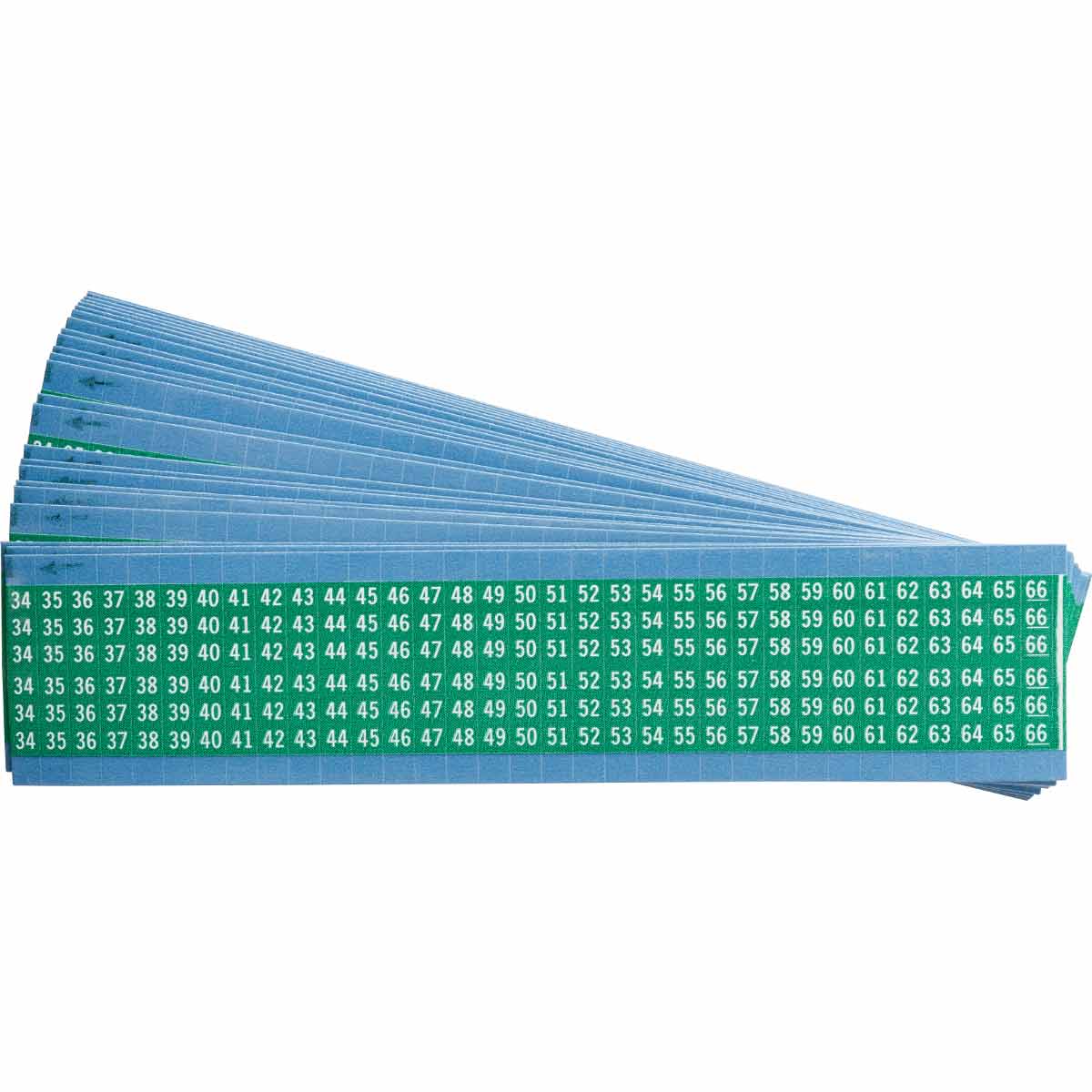 WM-34-66-GR-PK Wire Marker 1.5in H x 0.5in W, 34 to 66