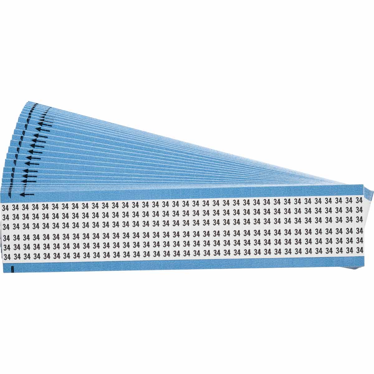 WM-34-PK Wire Marker 1.5in H x 0.25in W, 34