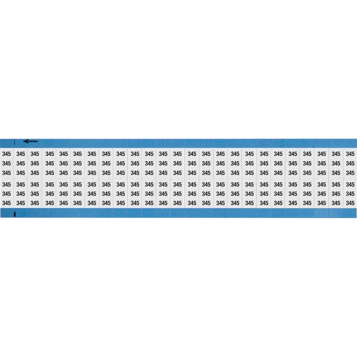 WM-345-SC-PK Wire Marker 0.75in H x 0.36in W, 345