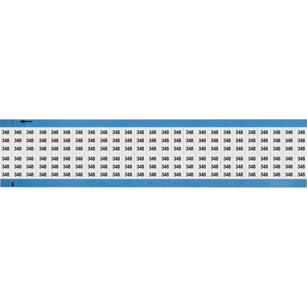 WM-348-SC-PK Wire Marker 0.75in H x 0.36in W, 348