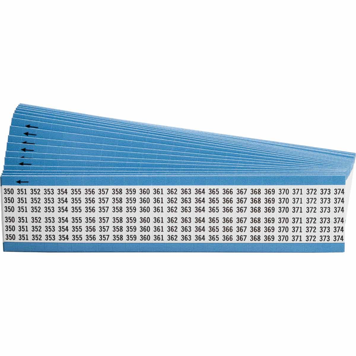 WM-350-374-PK Wire Marker 1.5in H x 0.75in W, 350-374