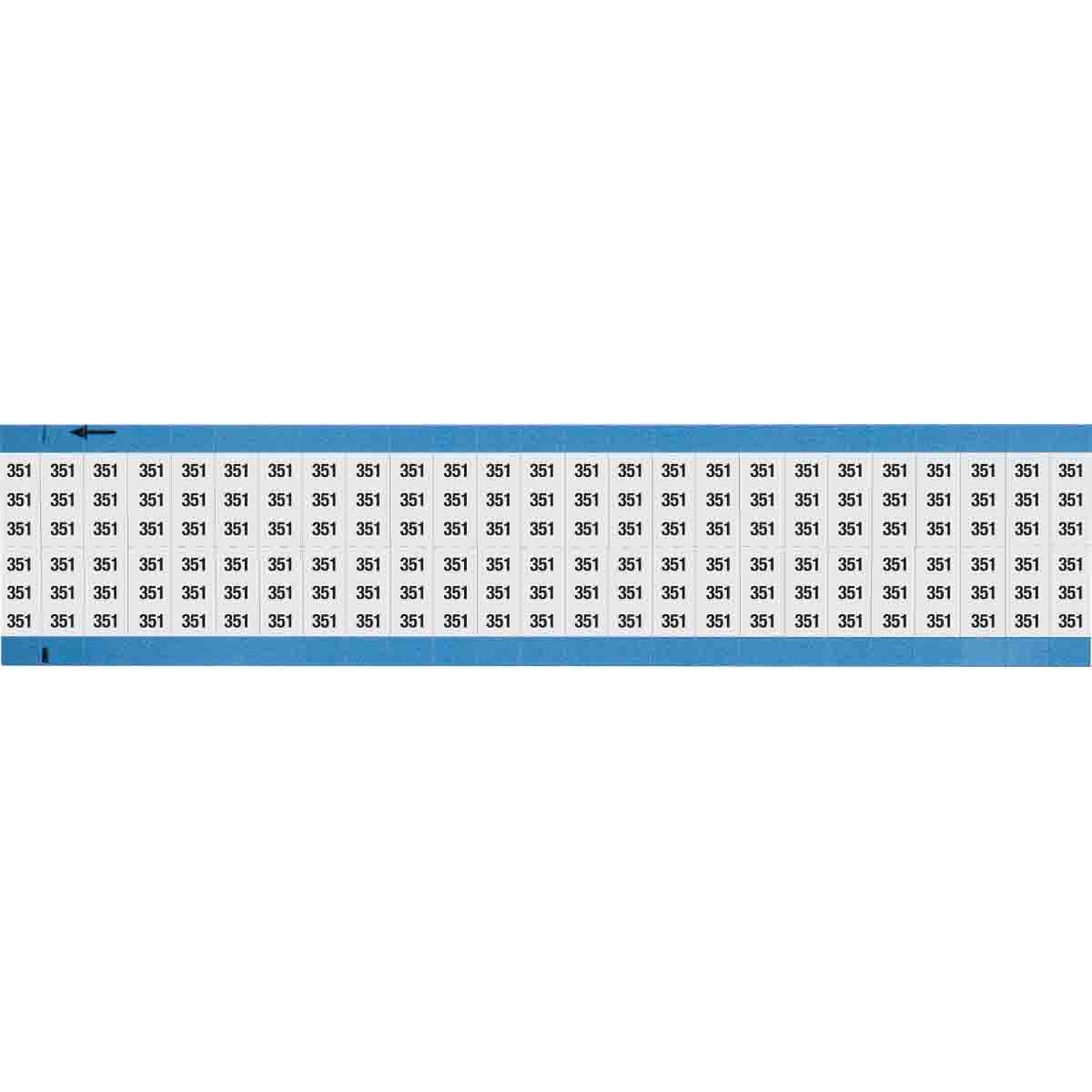 WM-351-SC-PK Wire Marker 0.75in H x 0.36in W, 351