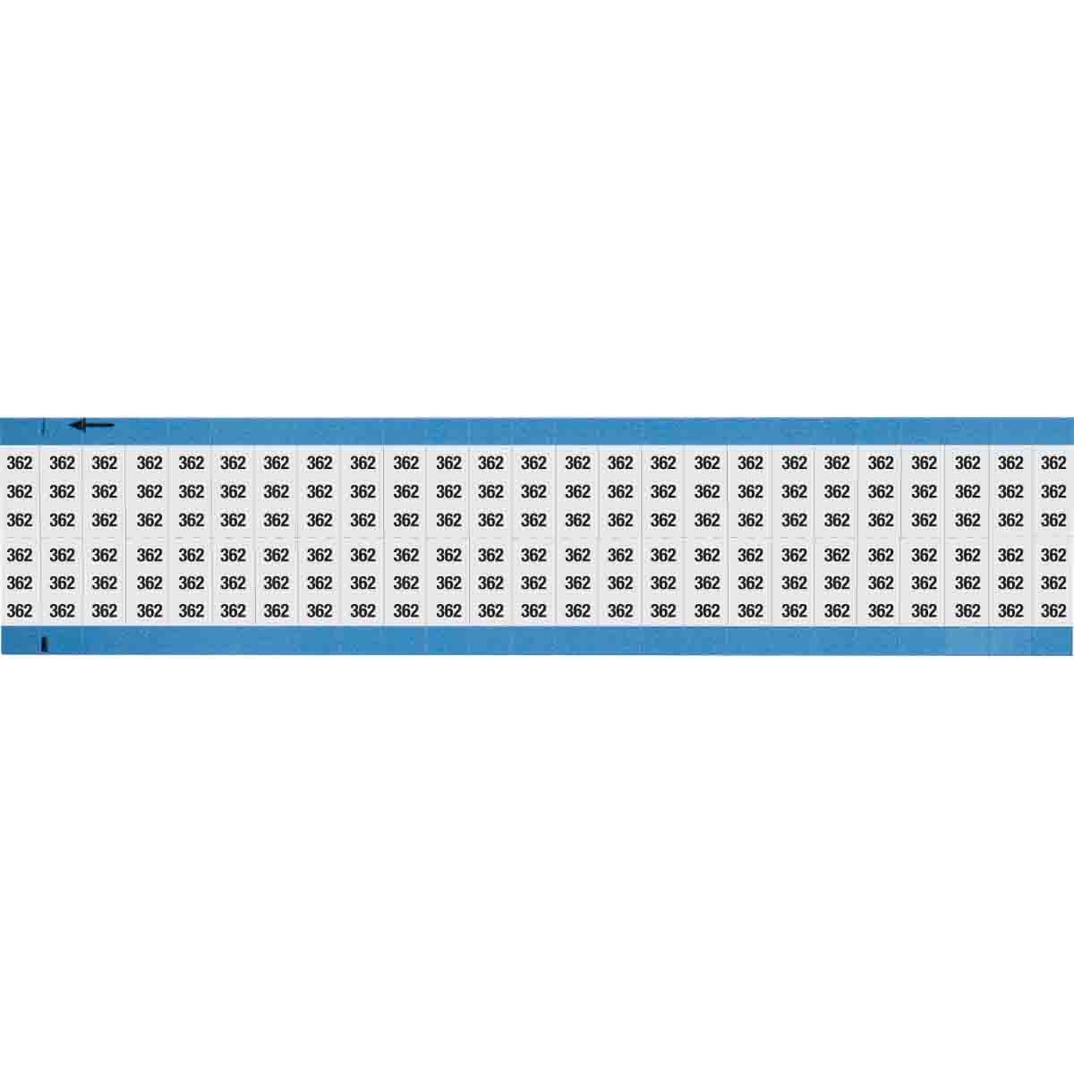 WM-362-SC-PK Wire Marker 0.75in H x 0.36in W, 362