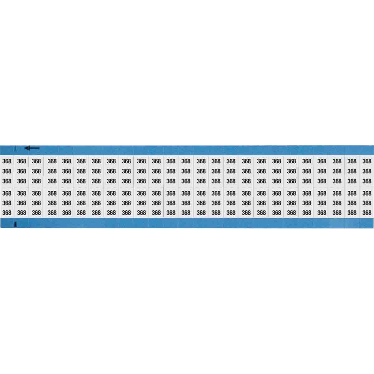 WM-368-SC-PK Wire Marker 0.75in H x 0.36in W, 368