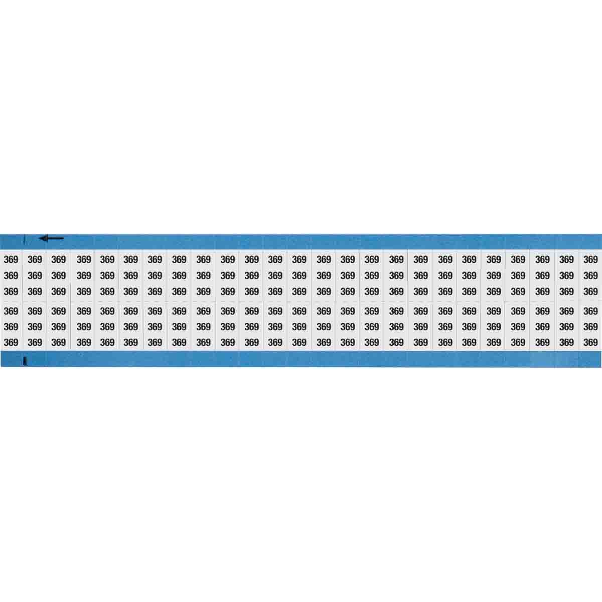 WM-369-SC-PK Wire Marker 0.75in H x 0.36in W, 369