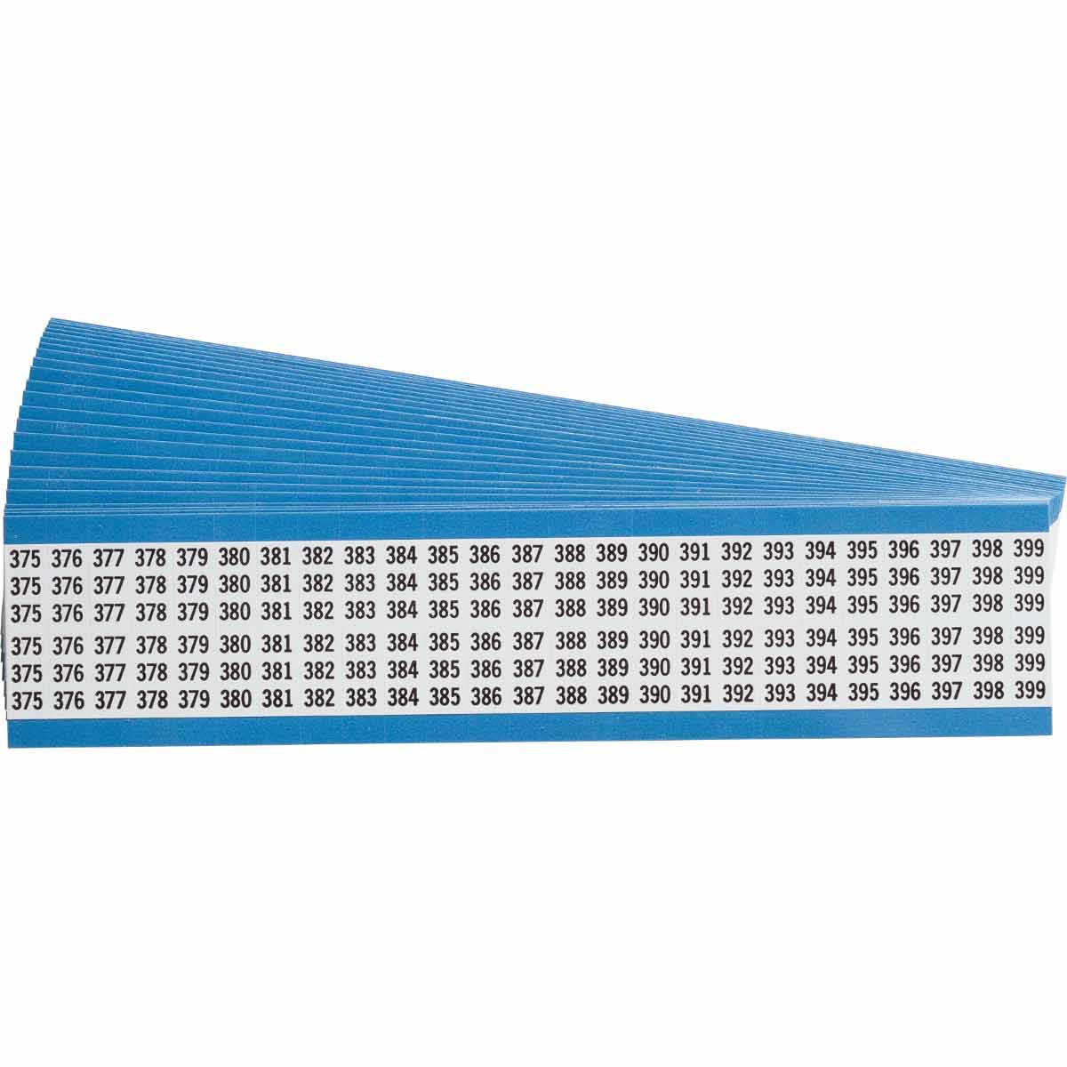 WM-375-399-PK Wire Marker 1.5in H x 0.75in W, 375-399