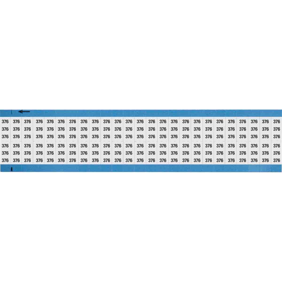 WM-376-SC-PK Wire Marker 0.75in H x 0.36in W, 376