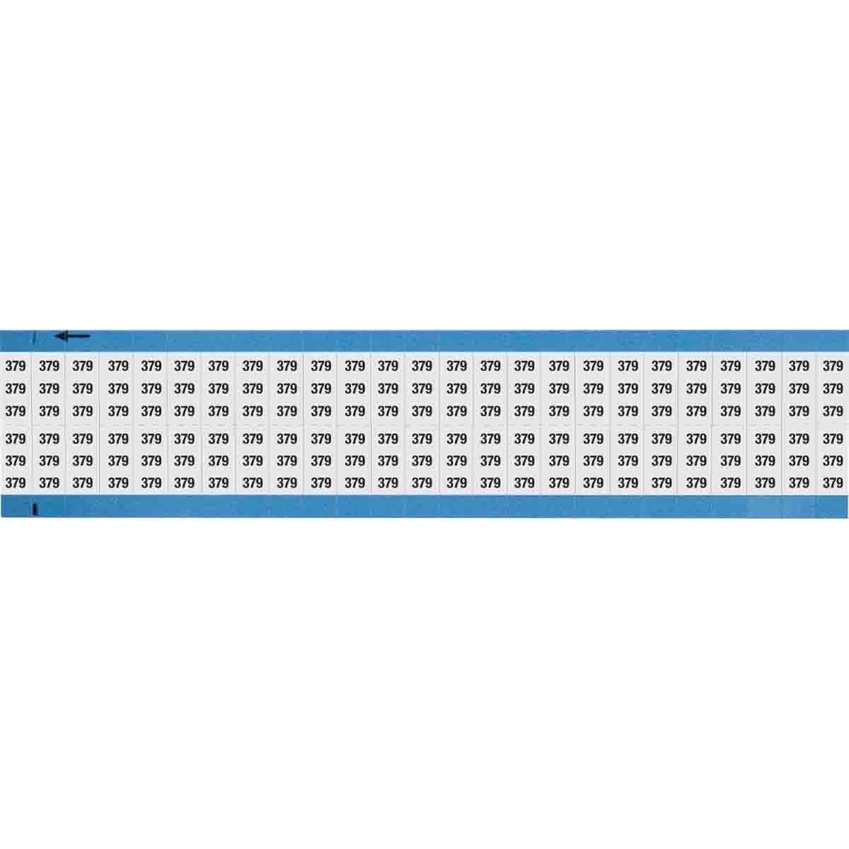 WM-379-SC-PK Wire Marker 0.75in H x 0.36in W, 379