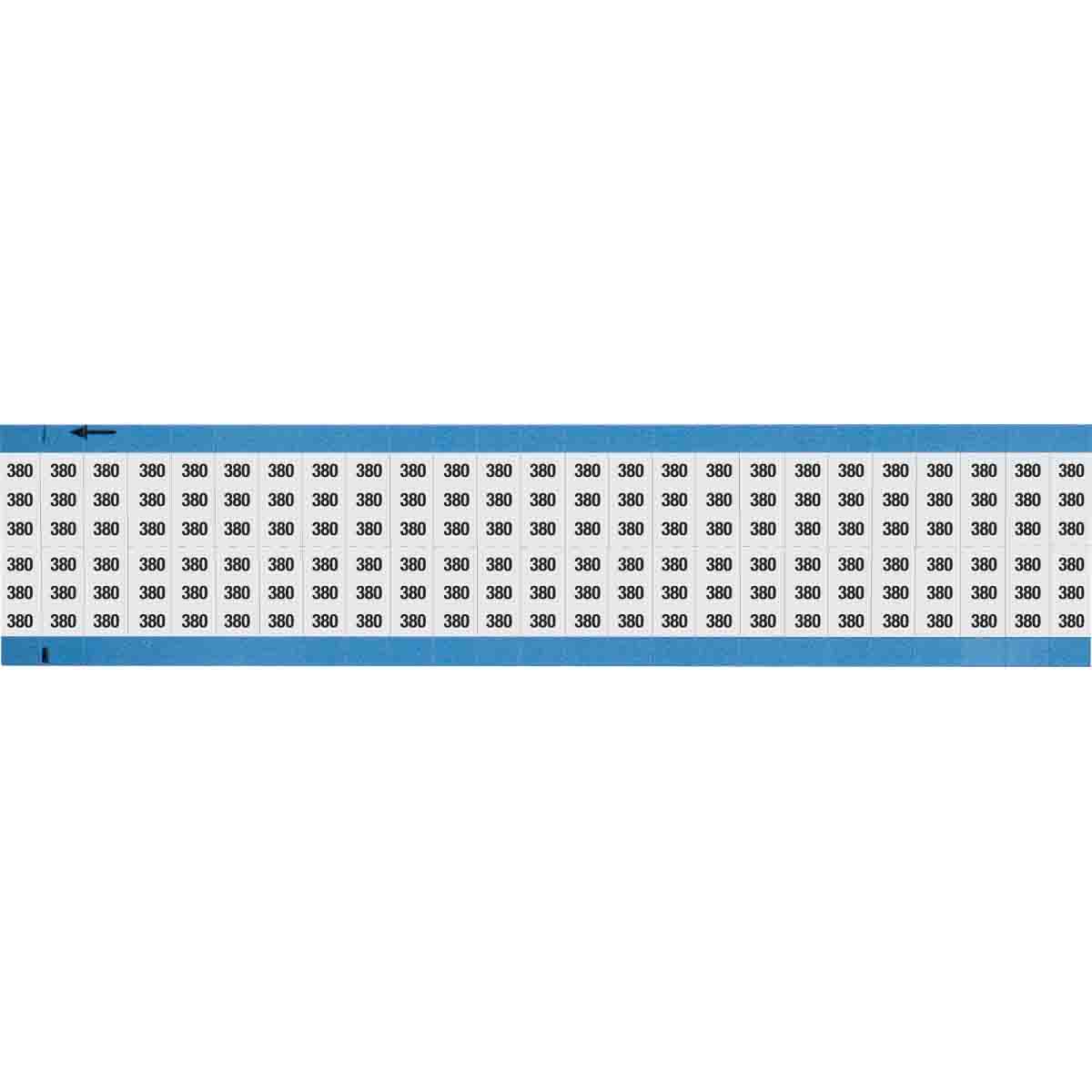 WM-380-SC-PK Wire Marker 0.75in H x 0.36in W, 380