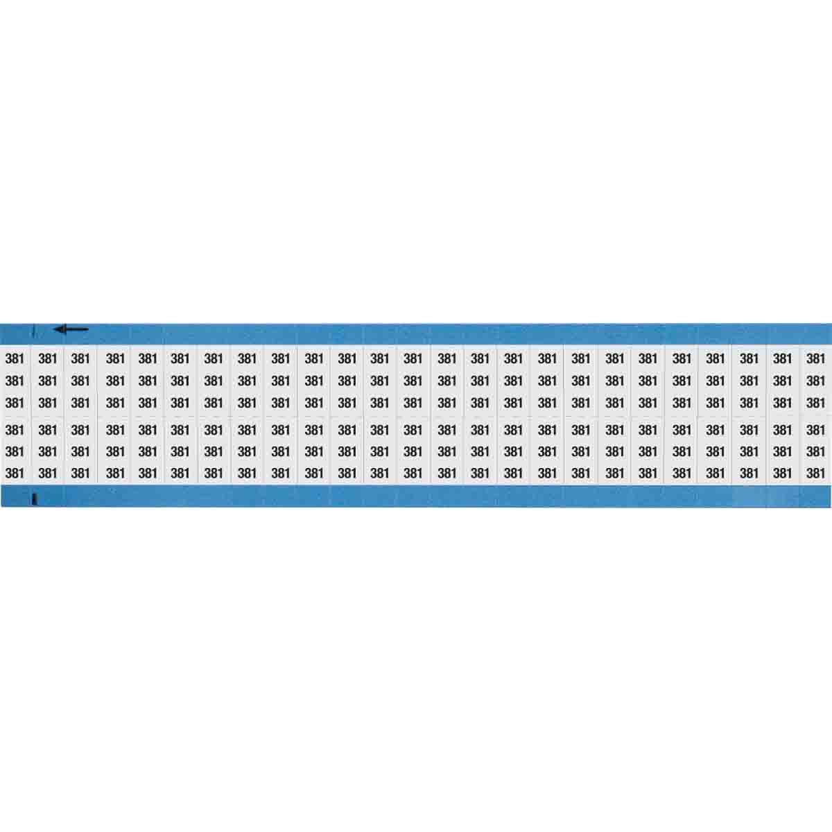 WM-381-SC-PK Wire Marker 0.75in H x 0.36in W, 381