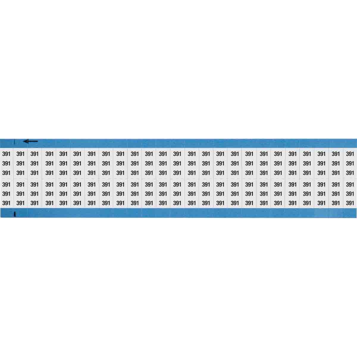 WM-391-SC-PK Wire Marker 0.75in H x 0.36in W, 391