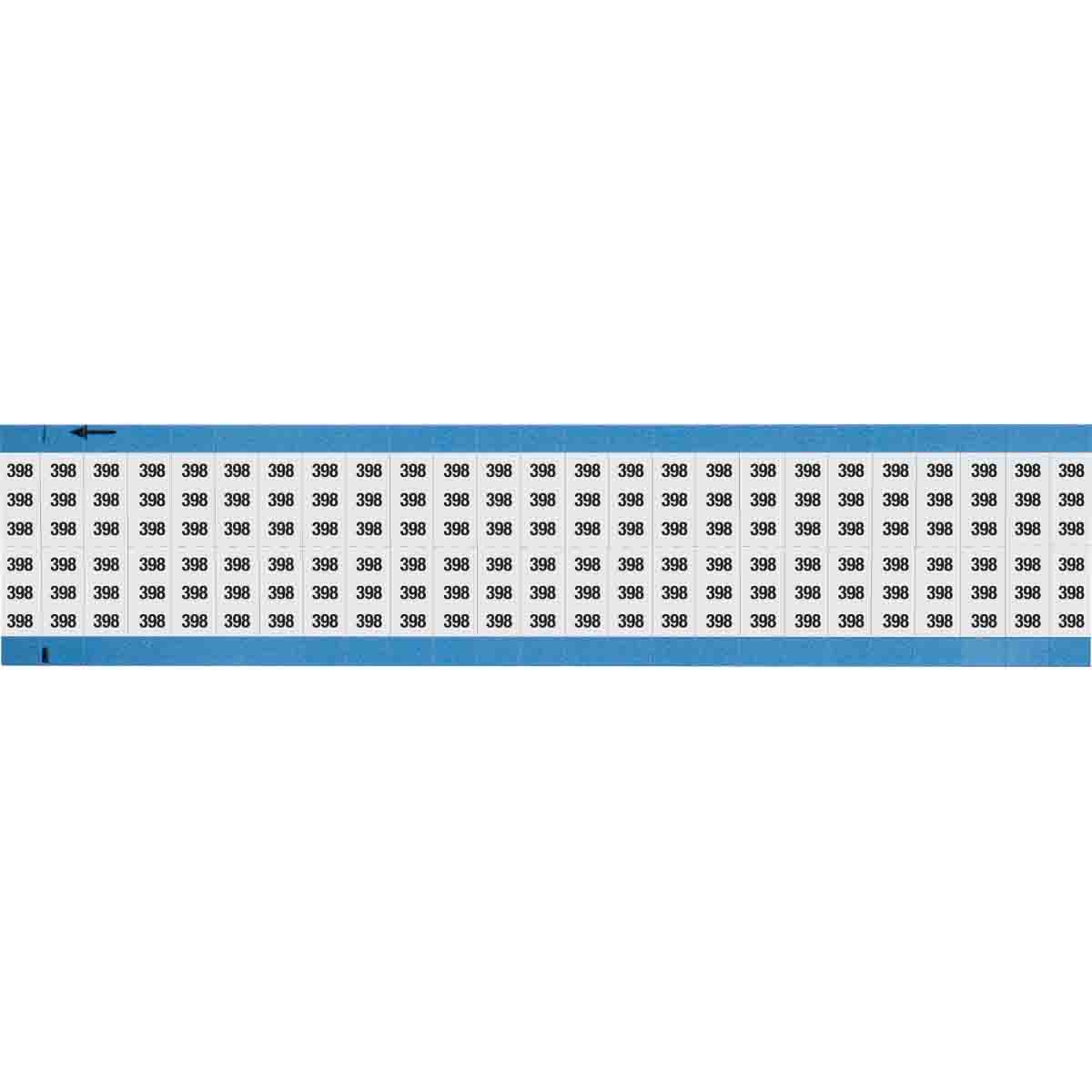 WM-398-SC-PK Wire Marker 0.75in H x 0.36in W, 398