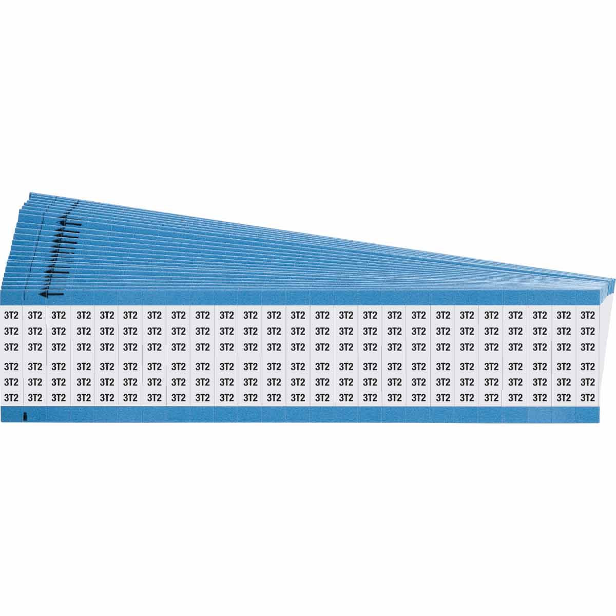 WM-3T2-PK Wire Marker 1.5in H x 0.36in W, 3T2