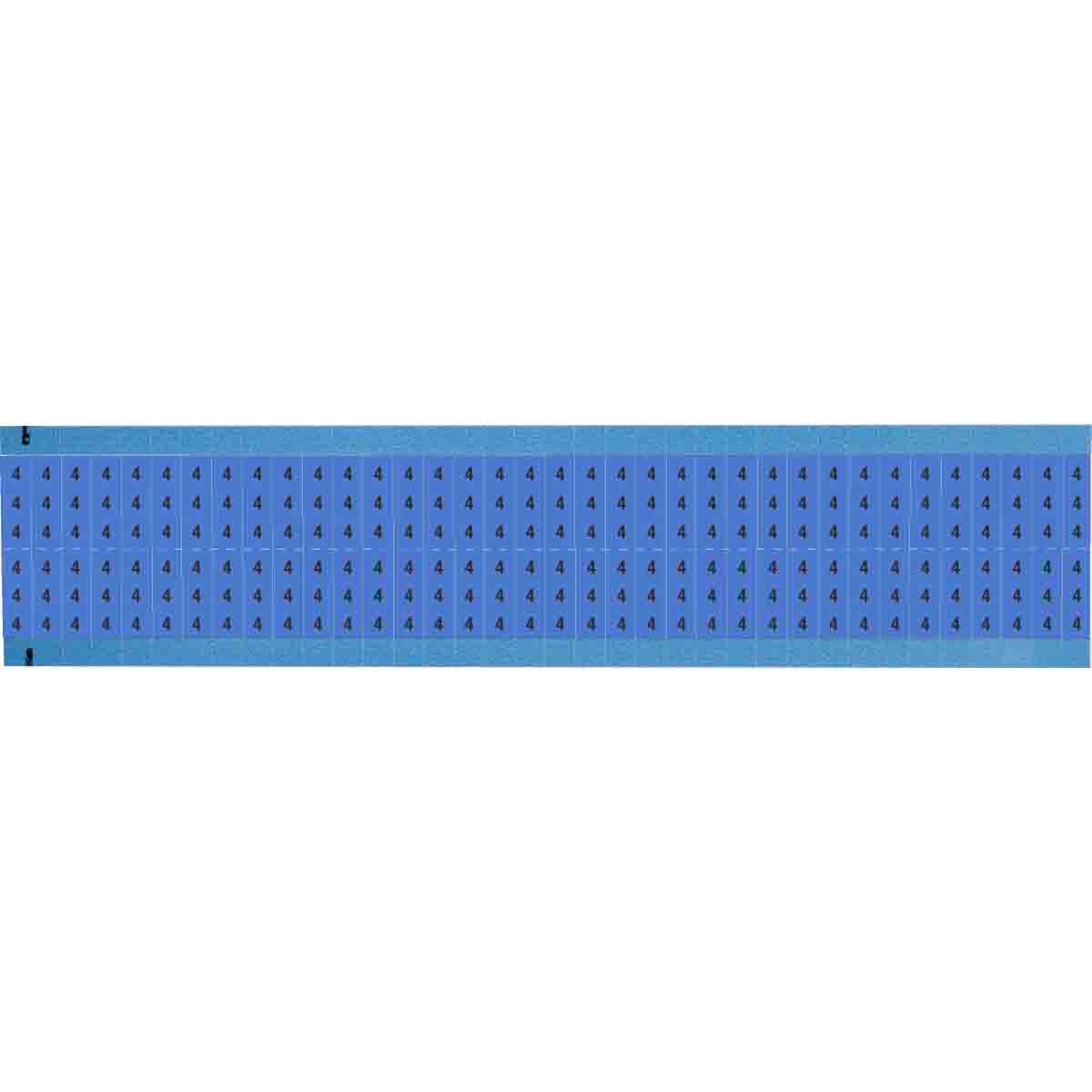 WM-4-BL-SC-PK Wire Marker .75H x 0.25in W, 4