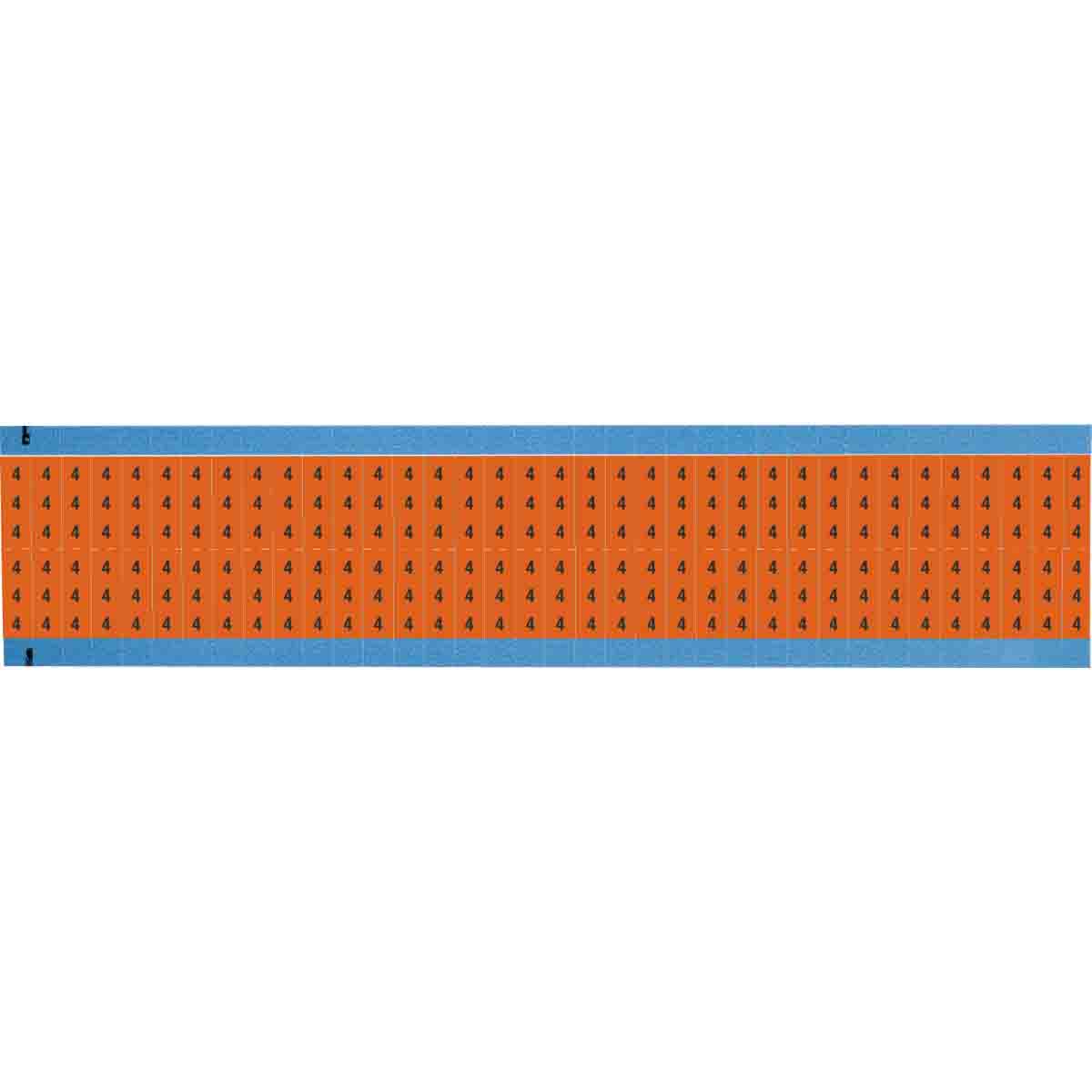WM-4-OR-SC-PK Wire Marker .75H x 0.25in W, 4