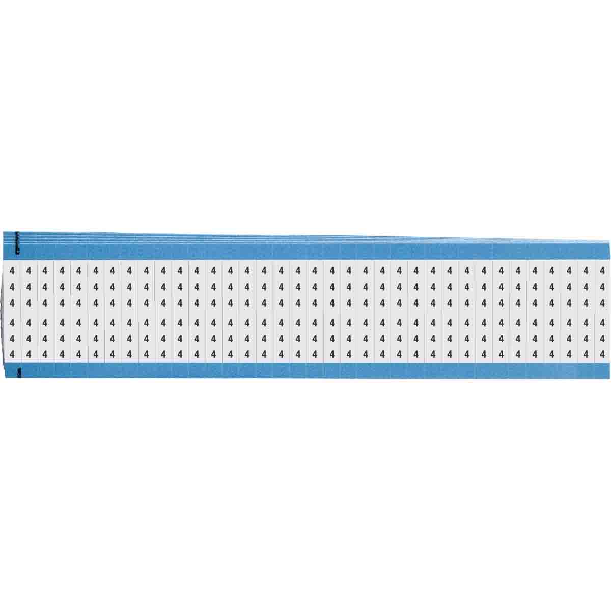 WM-4-VP Wire Marker 1.5in H x 0.25in W, 4