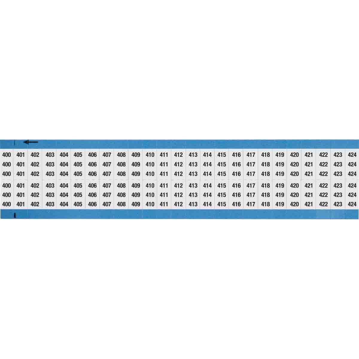 WM-400-424-SC-PK Wire Marker 0.75in H x 0.36in W, 400-424