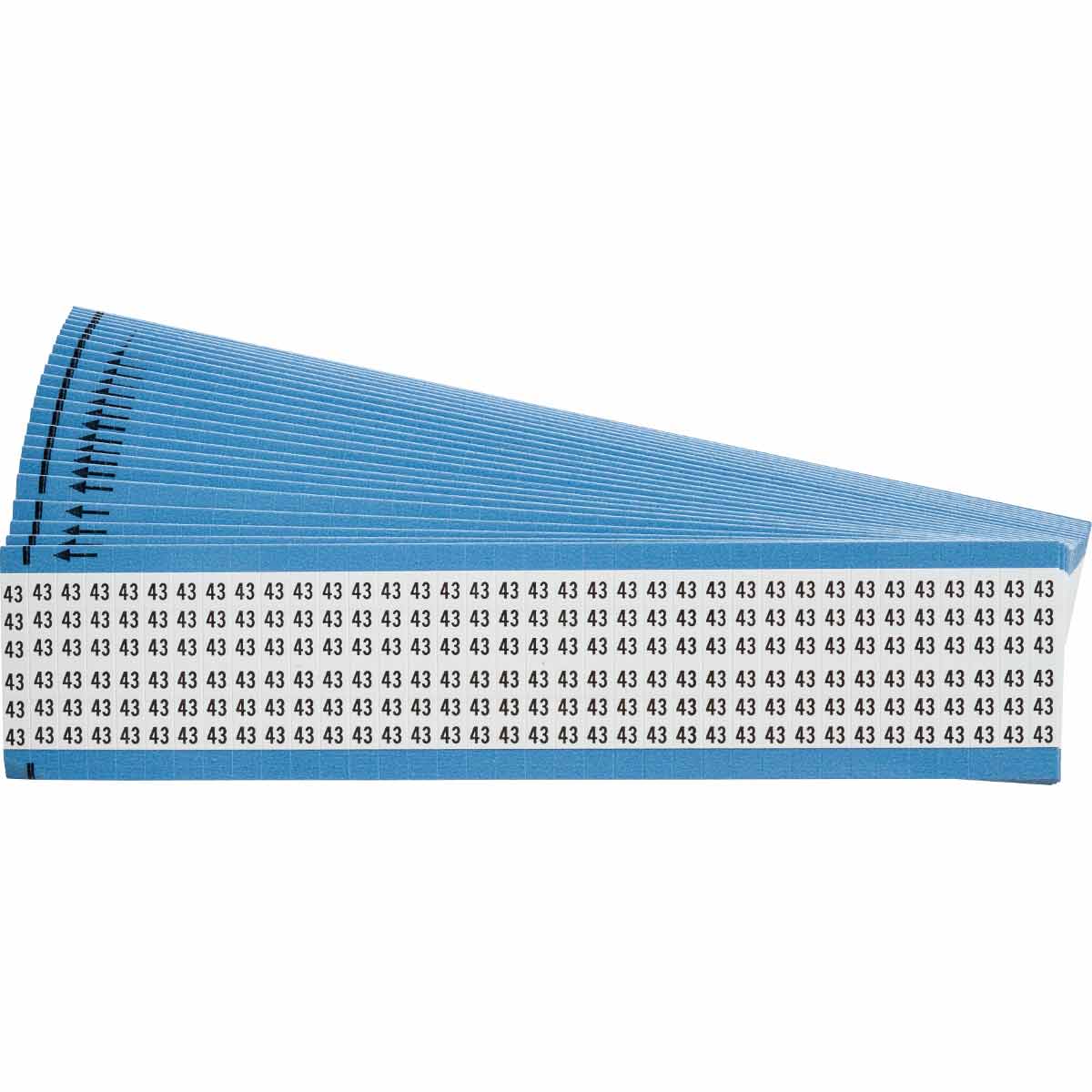 WM-43-PK Wire Marker 1.5in H x 0.25in W, 43