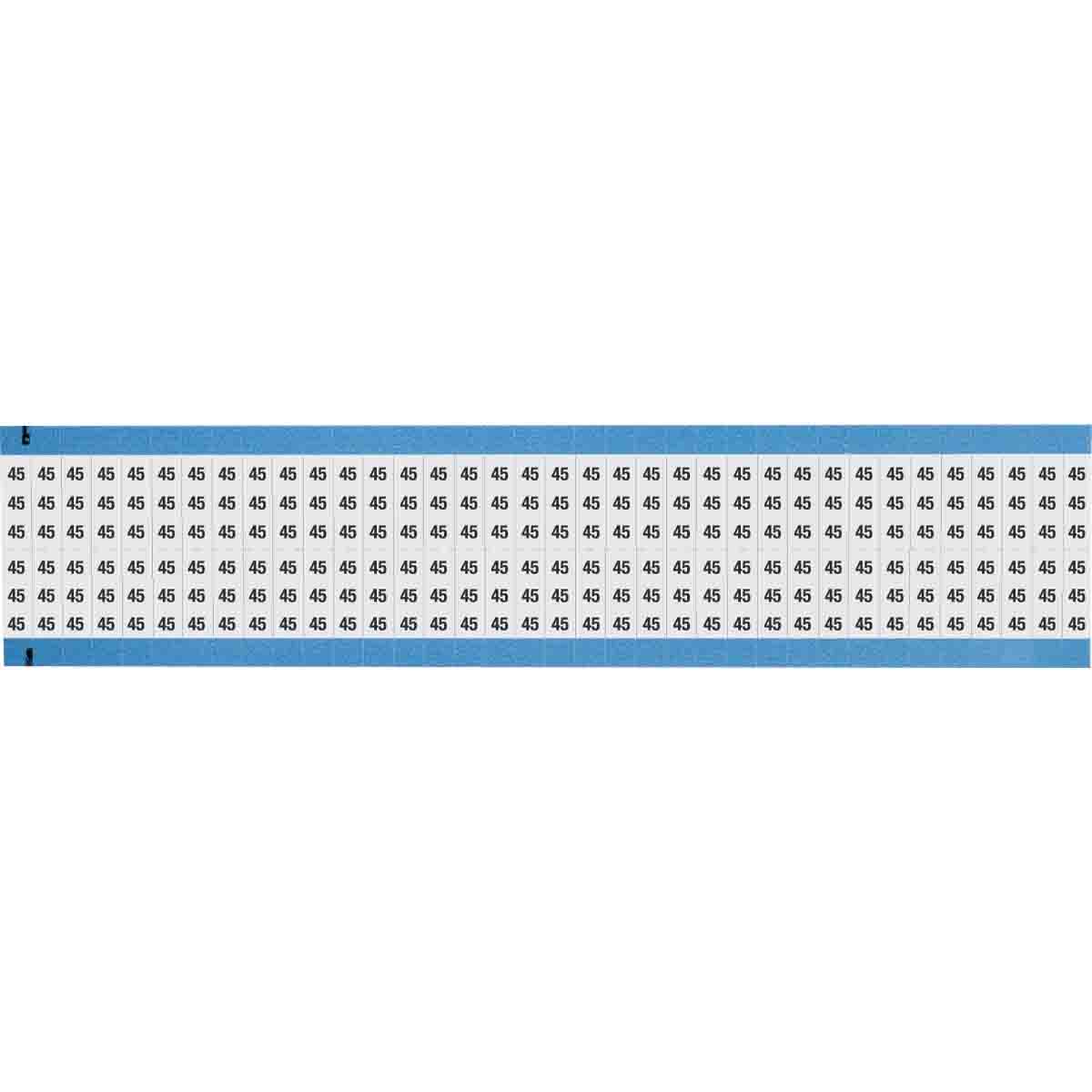 WM-45-SC-PK Wire Marker 0.75in H x 0.25in W, 45