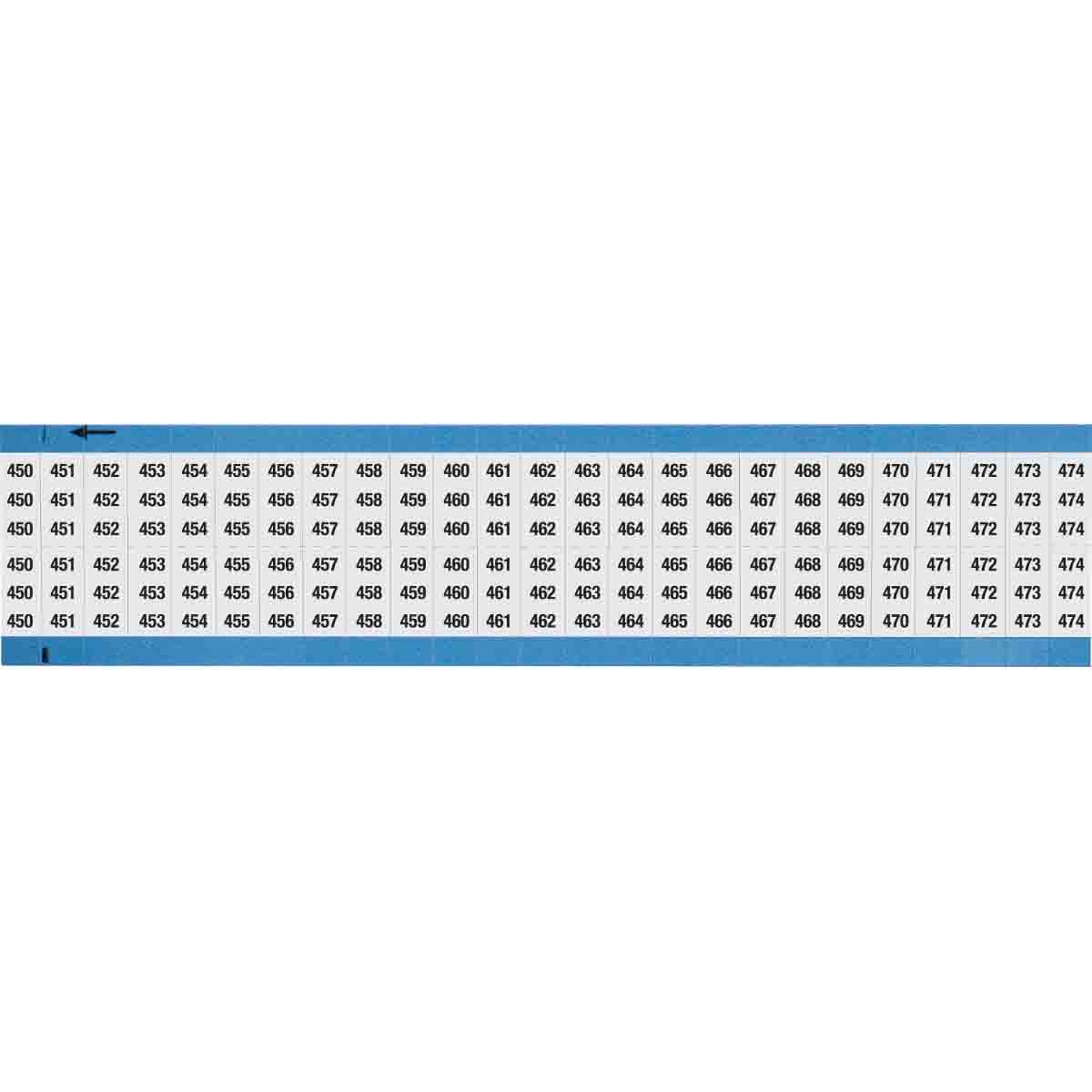 WM-450-474-SC-PK Wire Marker 0.75in H x 0.36in W, 450-474