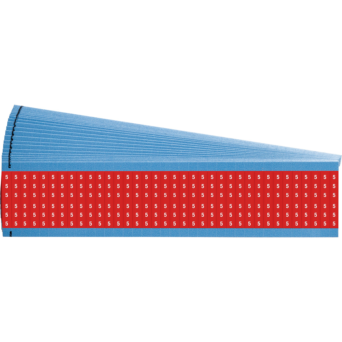WM-5-RD-PK Wire Marker 1.5in H x 0.25in W, 5