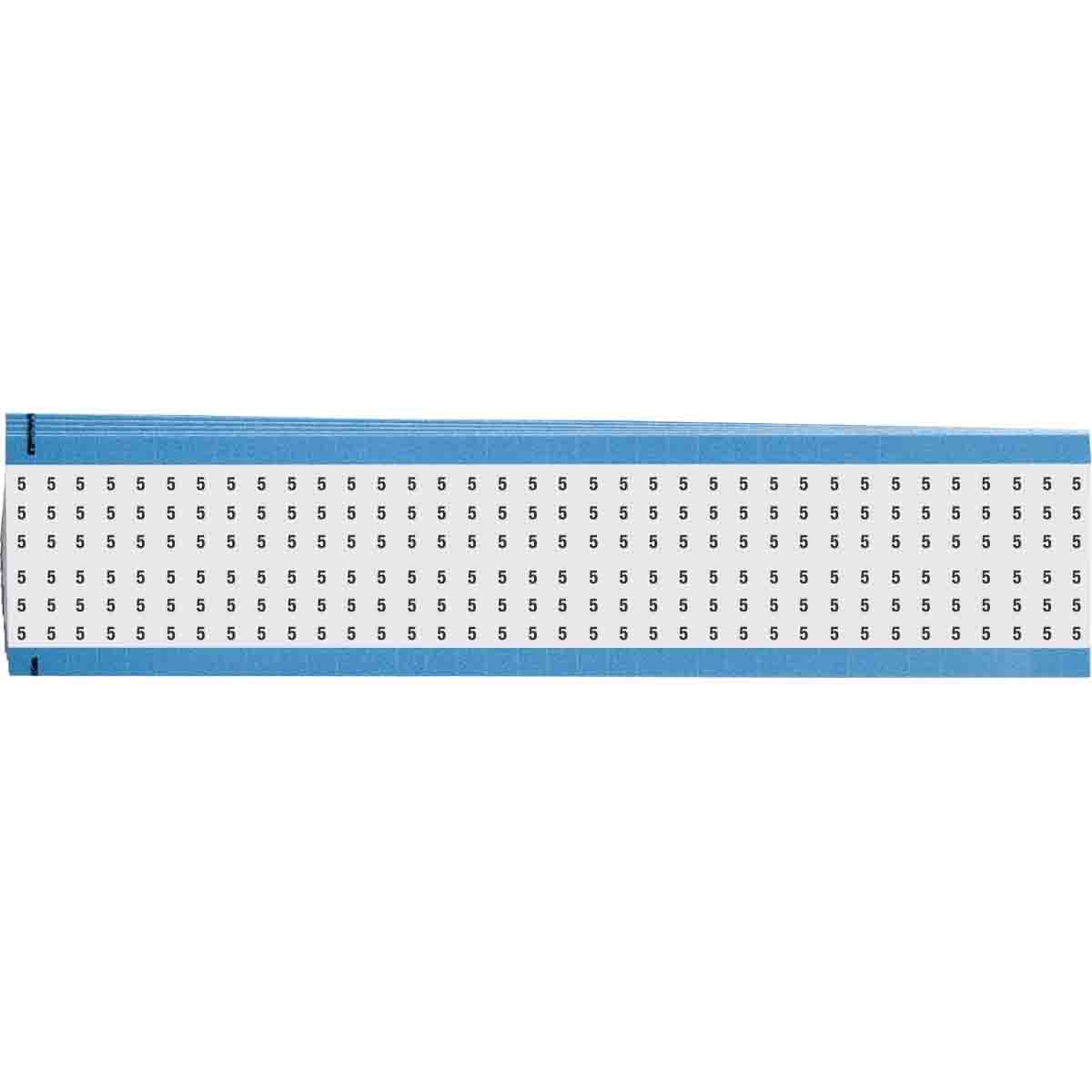 WM-5-VP Wire Marker 1.5in H x 0.25in W, 5