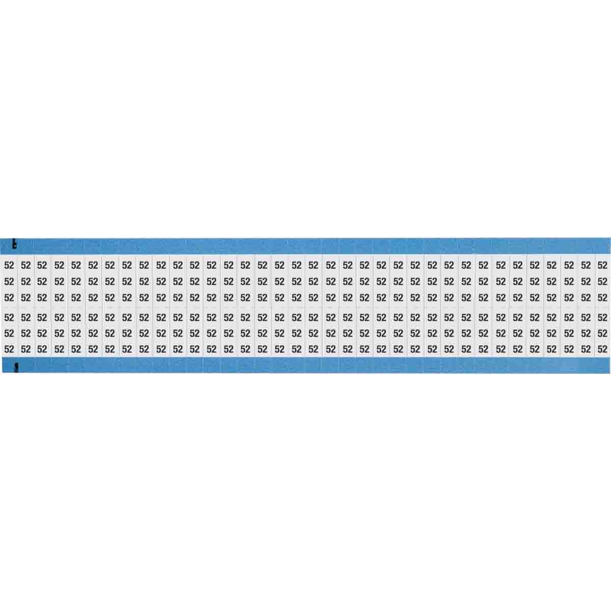WM-52-SC-PK Wire Marker 0.75in H x 0.25in W, 52