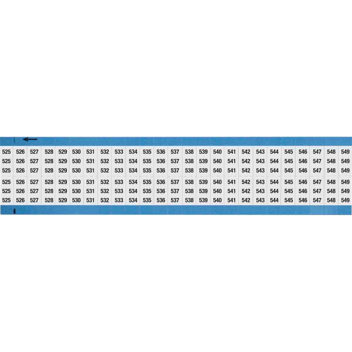 WM-525-549-SC-PK Wire Marker 0.75in H x 0.36in W, 525-549