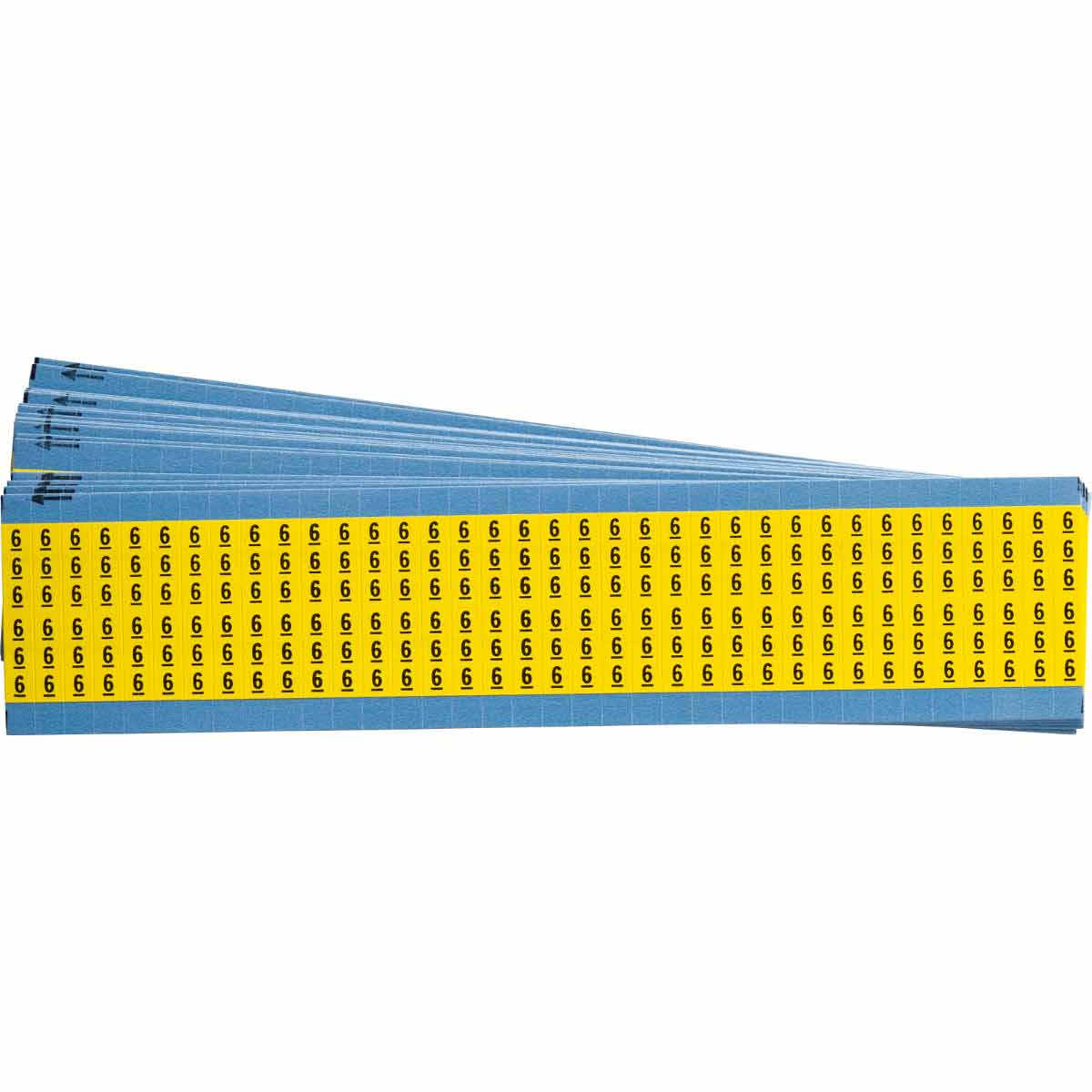 WM-6-YL-PK Wire Marker 1.5in H x 0.25in W, 6
