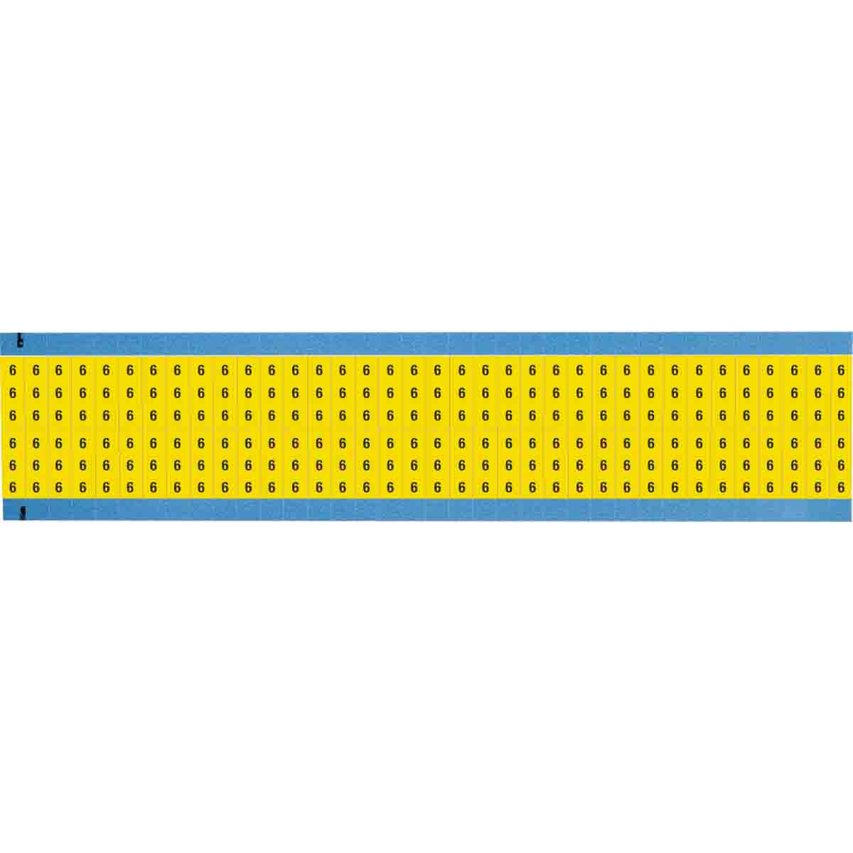 WM-6-YL-SC-PK Wire Marker .75H x 0.25in W, 6