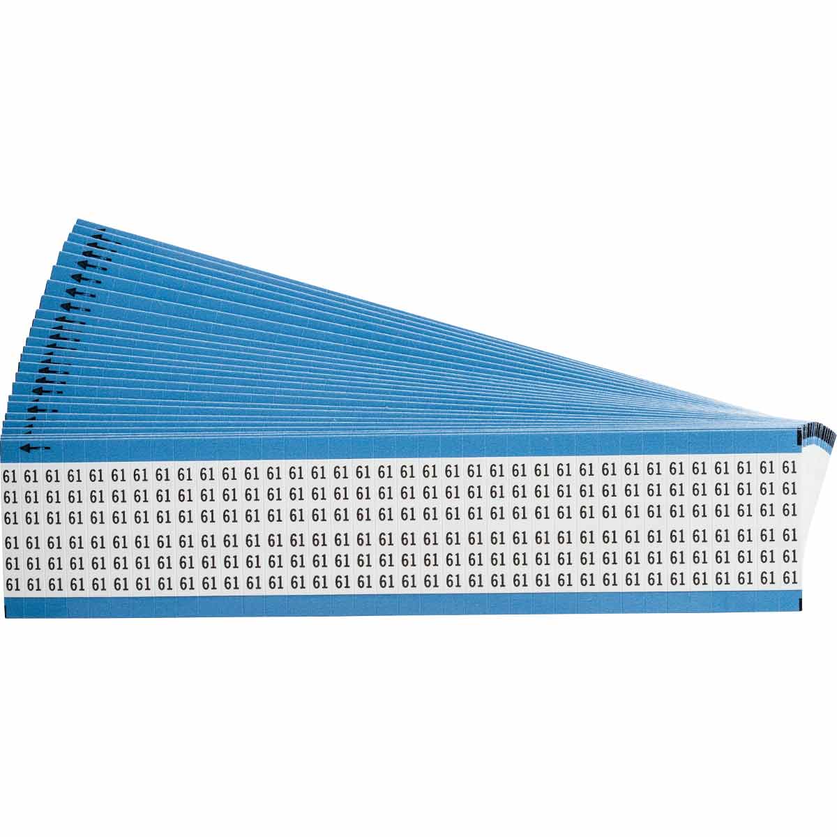 WM-61-PK Wire Marker 1.5in H x 0.25in W, 61
