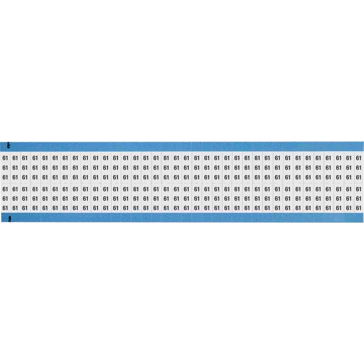 WM-61-SC-PK Wire Marker 0.75in H x 0.25in W, 61