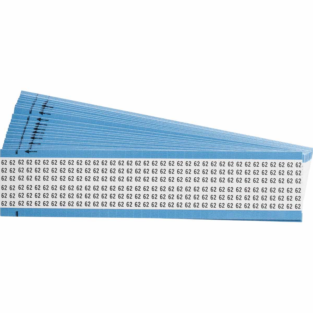 WM-62-PK Wire Marker 1.5in H x 0.25in W, 62