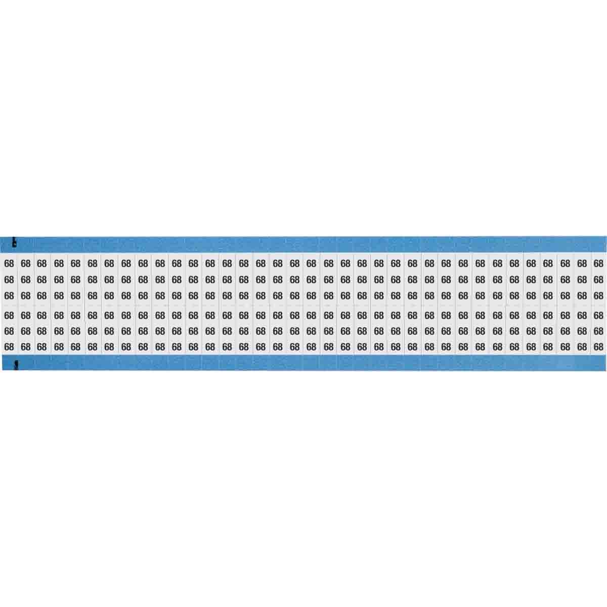 WM-68-SC-PK Wire Marker 0.75in H x 0.25in W, 68