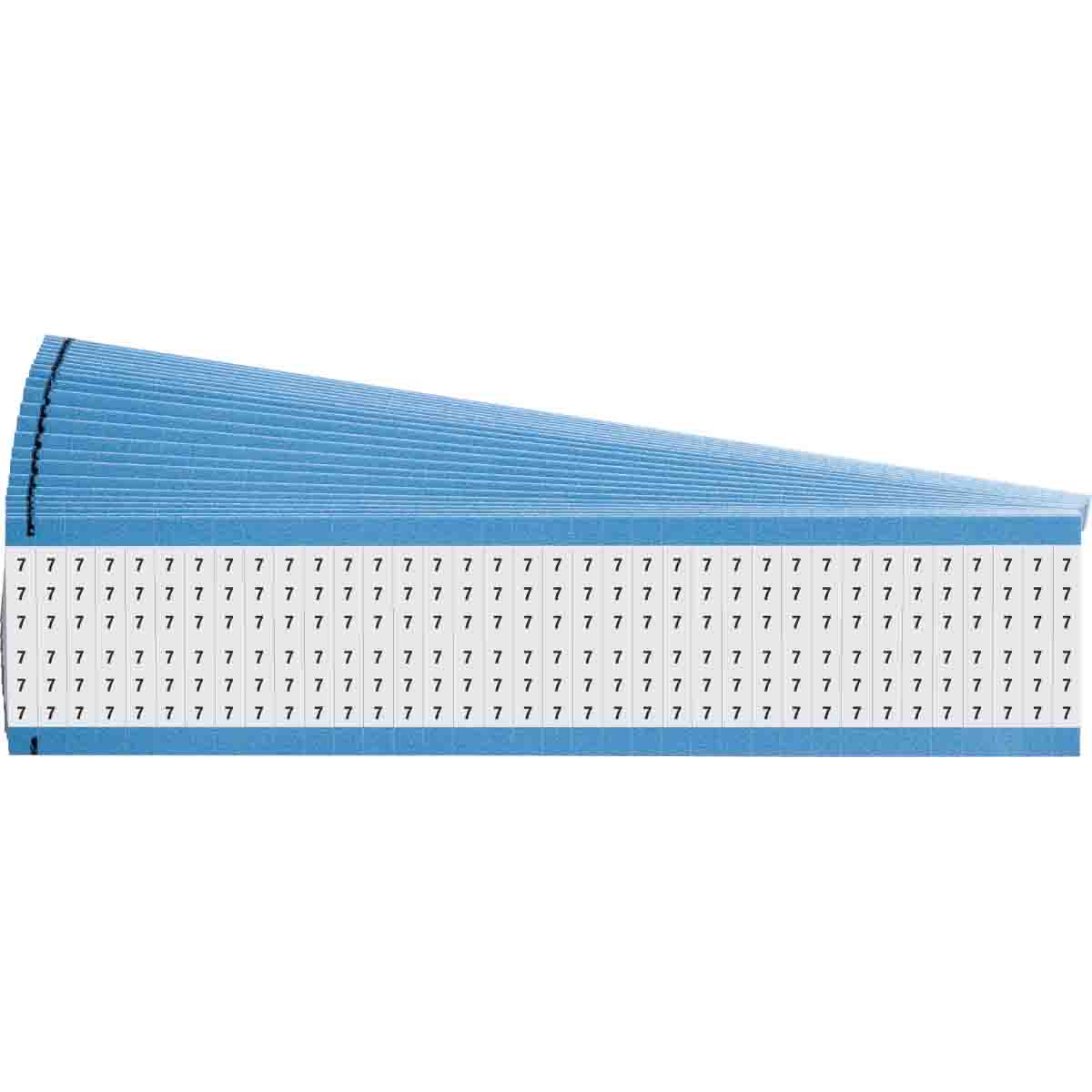 WM-7-PK Wire Marker 1.5in H x 0.25in W, 7