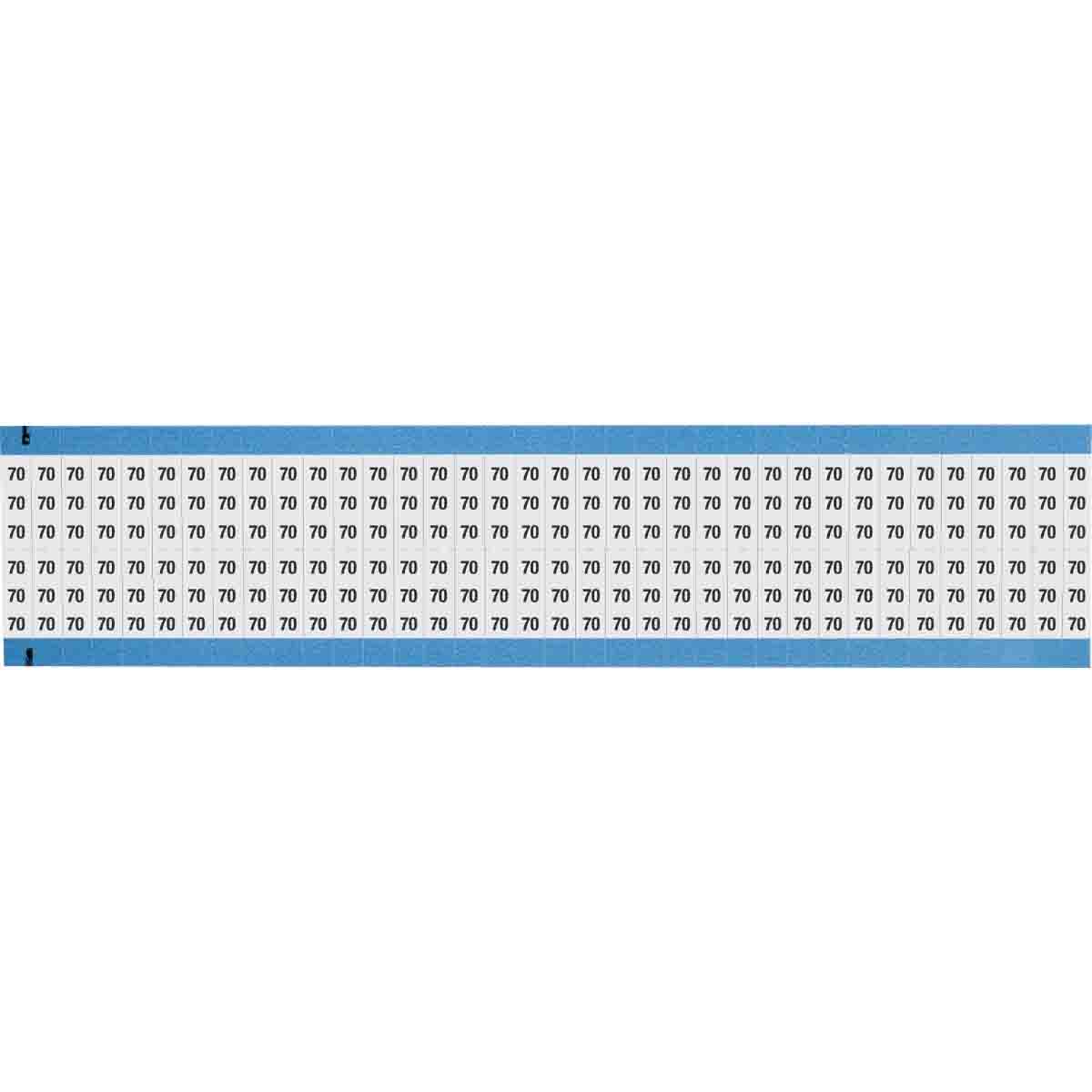 WM-70-SC-PK Wire Marker 0.75in H x 0.25in W, 70