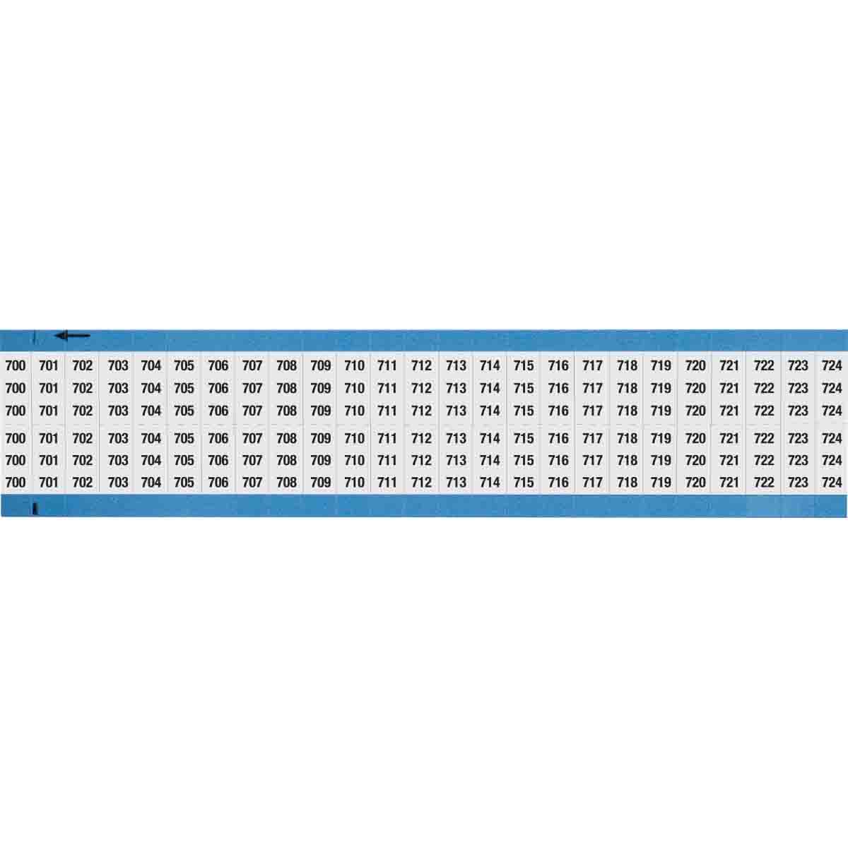 WM-700-724-SC-PK Wire Marker 0.75in H x 0.36in W, 700-724