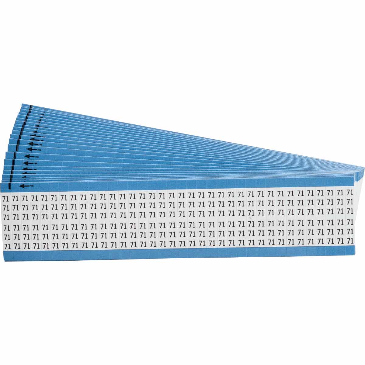 WM-71-PK Wire Marker 1.5in H x 0.25in W, 71