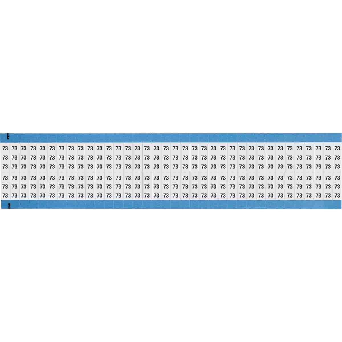 WM-73-SC-PK Wire Marker 0.75in H x 0.25in W, 73