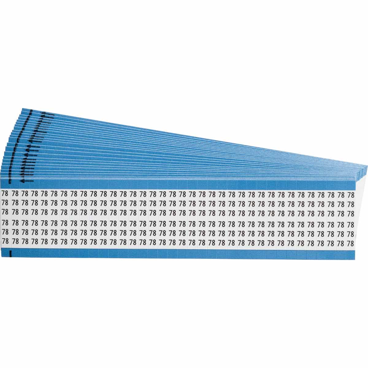WM-78-PK Wire Marker 1.5in H x 0.25in W, 78