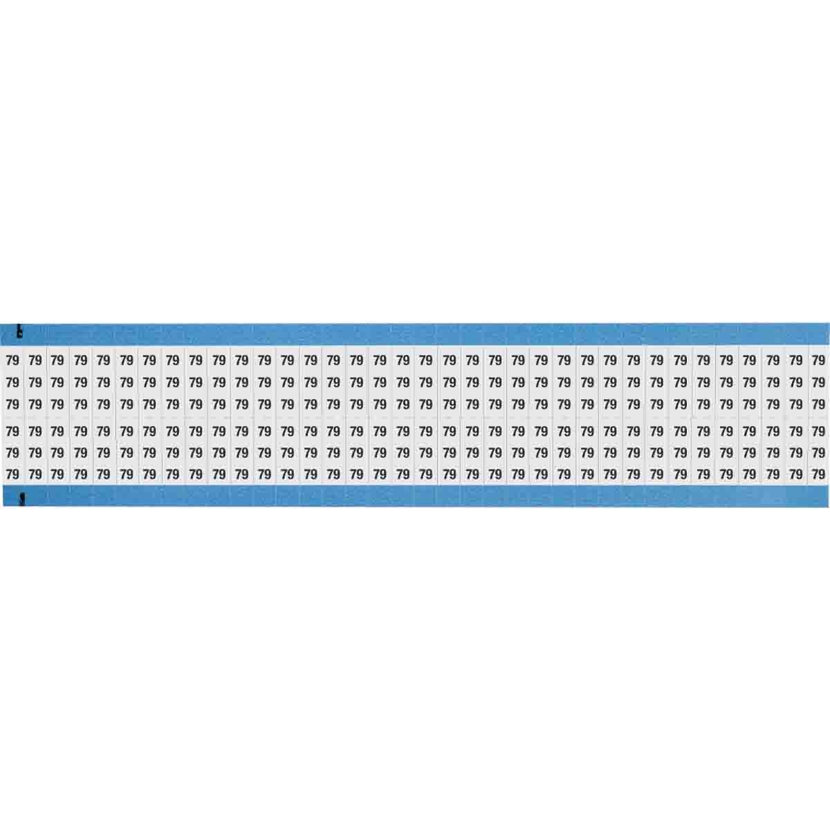 WM-79-SC-PK Wire Marker 0.75in H x 0.25in W, 79
