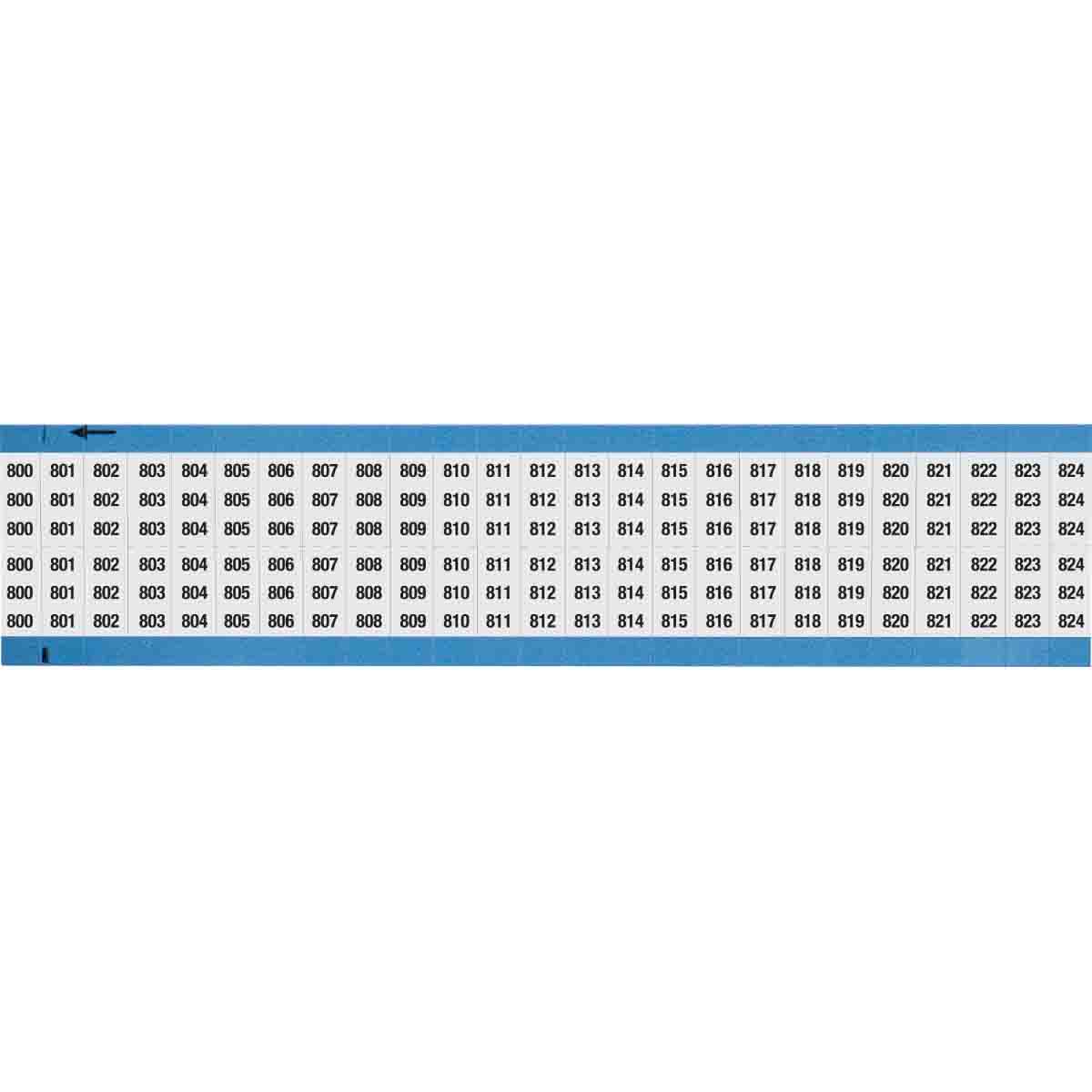 WM-800-824-SC-PK Wire Marker 0.75in H x 0.36in W, 800-824