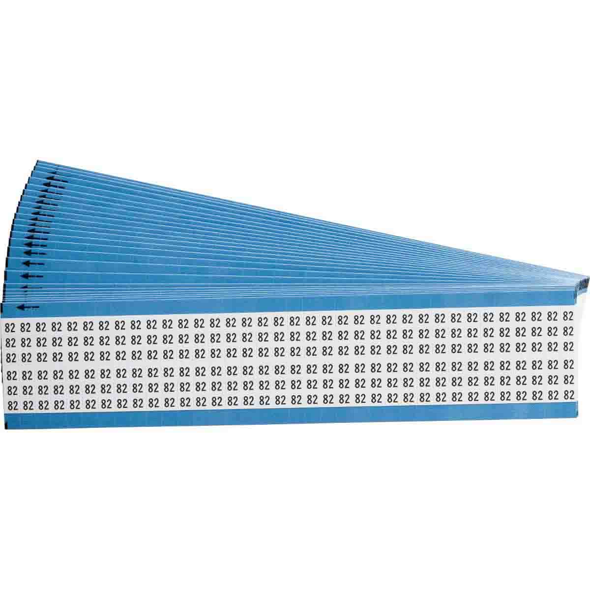 WM-82-PK Wire Marker 1.5in H x 0.25in W, 82