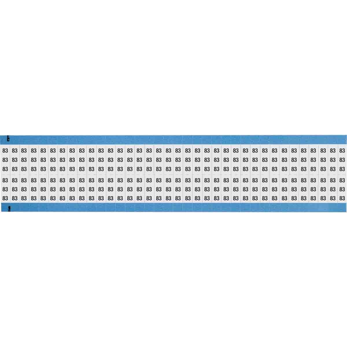 WM-83-SC-PK Wire Marker 0.75in H x 0.25in W, 83