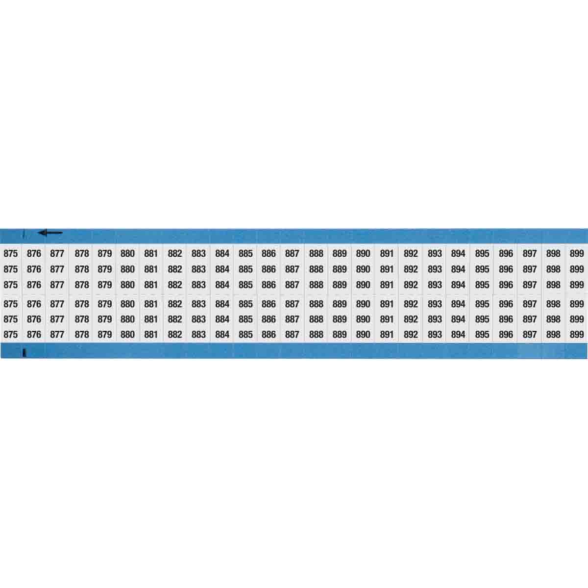 WM-875-899-SC-PK Wire Marker 0.75in H x 0.36in W, 875-899