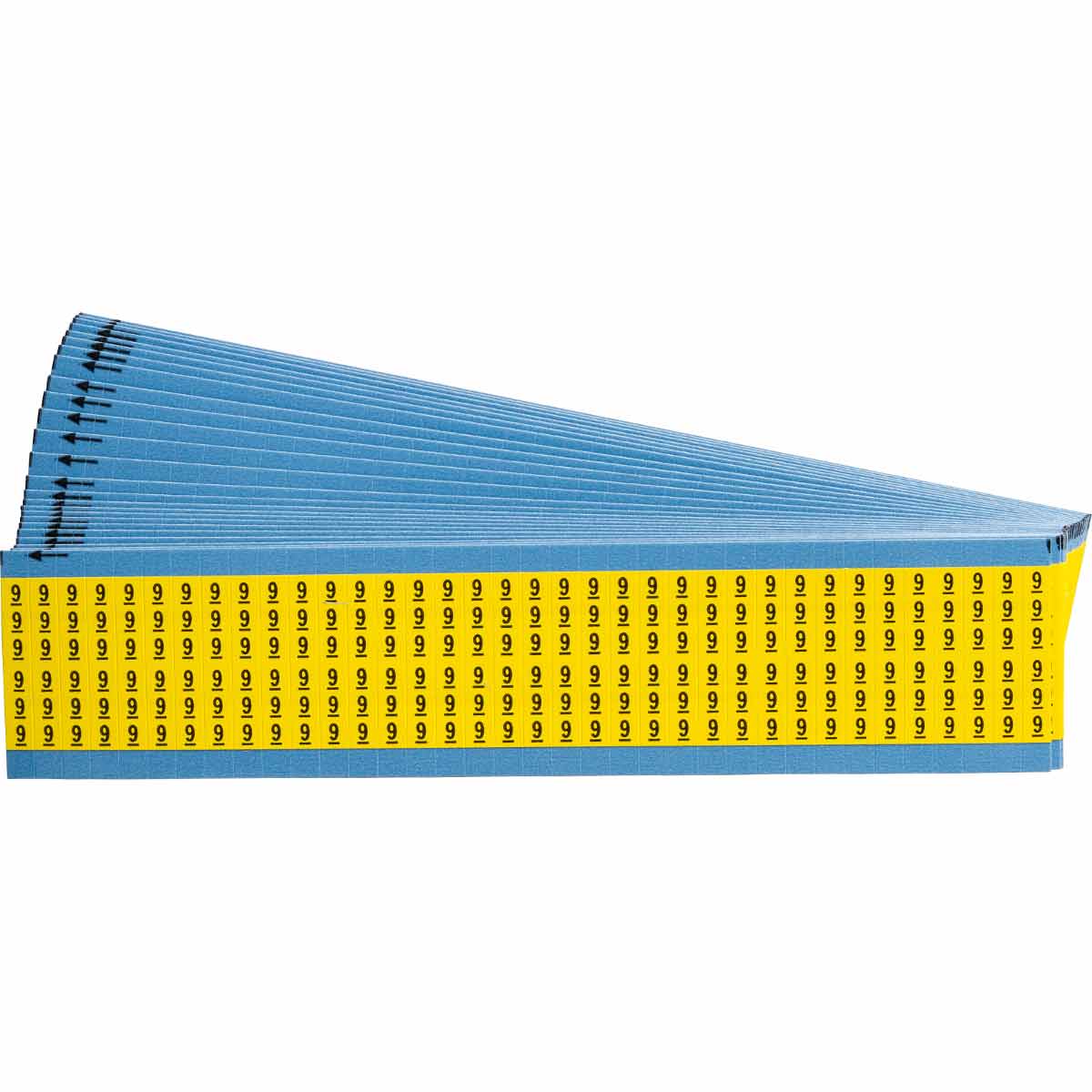 WM-9-YL-PK Wire Marker 1.5in H x 0.25in W, 9