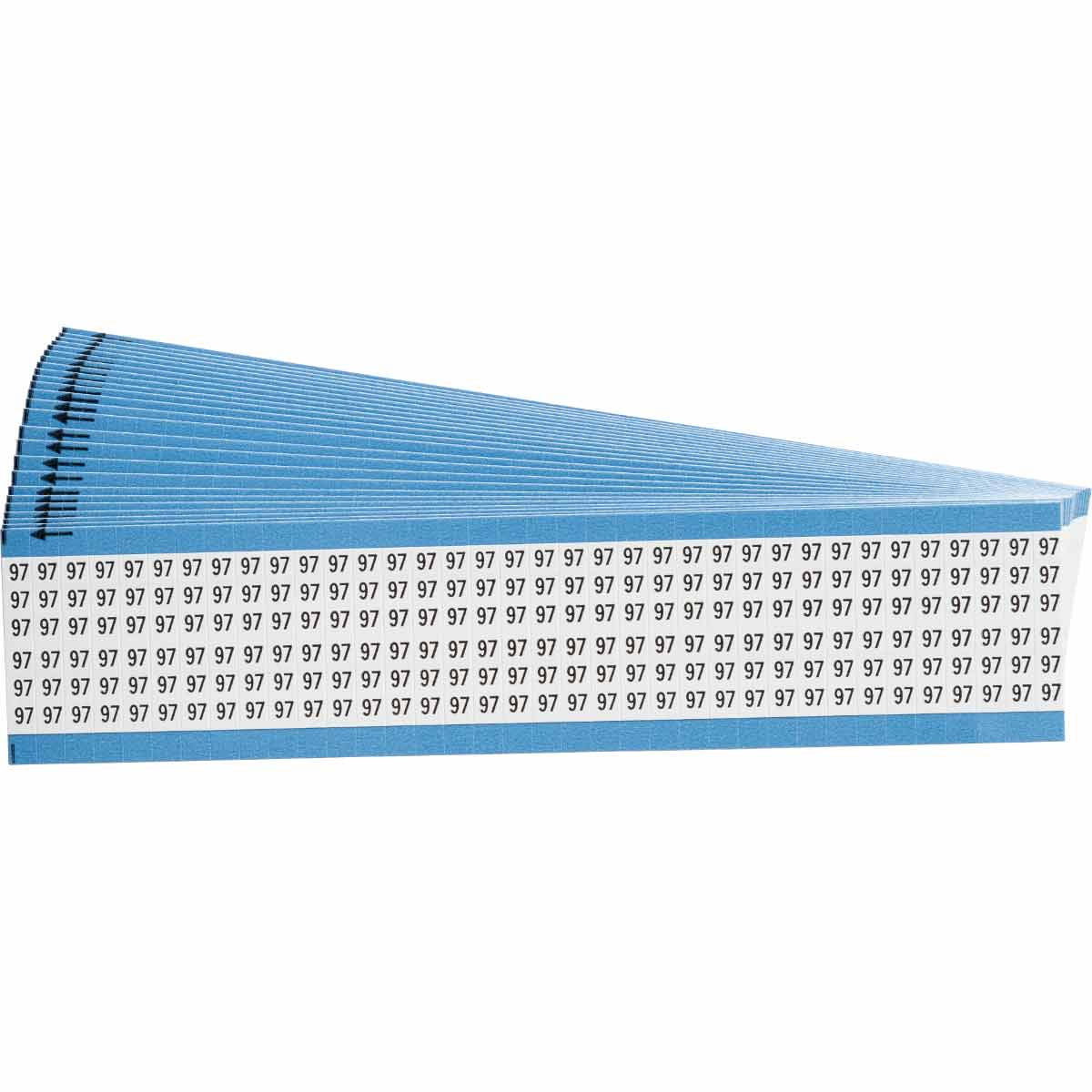 WM-97-PK Wire Marker 1.5in H x 0.25in W, 97